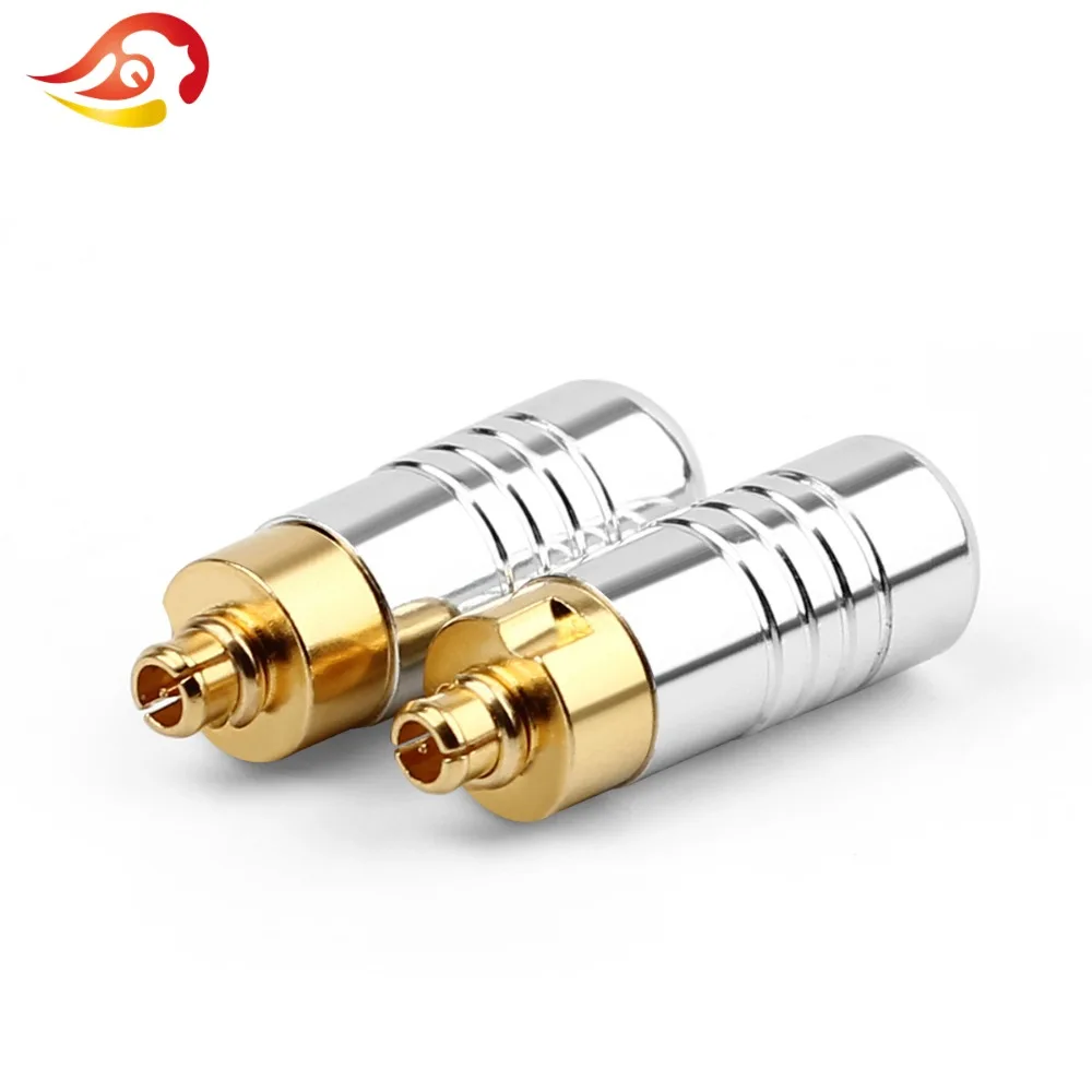 QYFANG штырь для наушников DIY Аудио разъем 24K позолоченная медная гарнитура адаптер припой провода разъем штекер MMCX для DN2002 DK3001