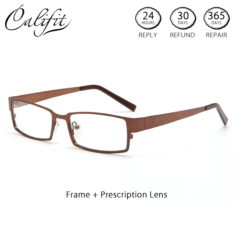 CALIFIT астигматизм прямоугольные оптические очки мужские фотохромные линзы
