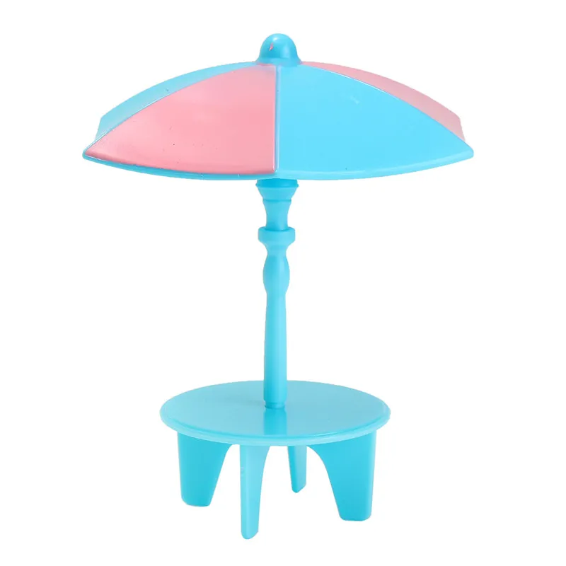 Прекрасный 4 шт./компл. дома мебель для кукол Пластик пляж сцены набор миниатюрный