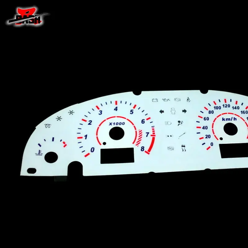 DASH EL Glow Gauge для Mondeo Mk3 Metrostar 2002 2003 обратное свечение белое лицо голубое зеленое