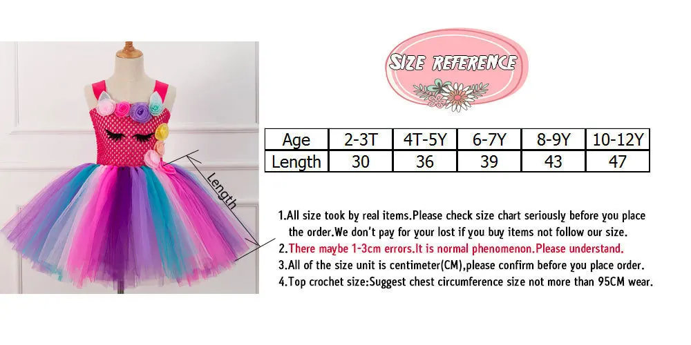 Маскарадный костюм для Хэллоуина Нарядное платье в виде радужного единорога
