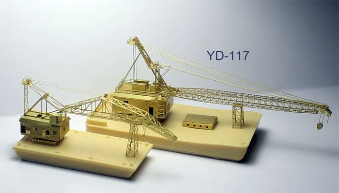 1/700 масштаб USN YD-72/73 25t плавучий кран(смола+ металл),(металлический армейский строительный модель, не собранный