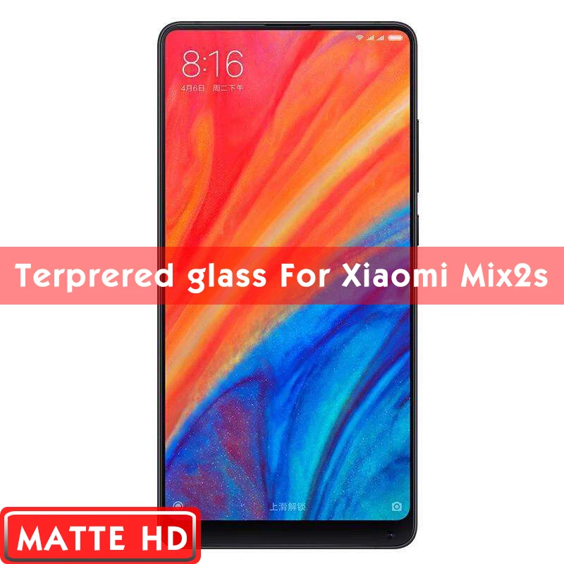 for xiaomi mix 2s Матовое закаленное стекло для xiaomi mi 6 8 9 SE lite mi x max 2 3 F1 Защита экрана для xiaomi 8lite mi x2s mi 9 6D закаленное стекло - Цвет: for xiaomi mix 2s