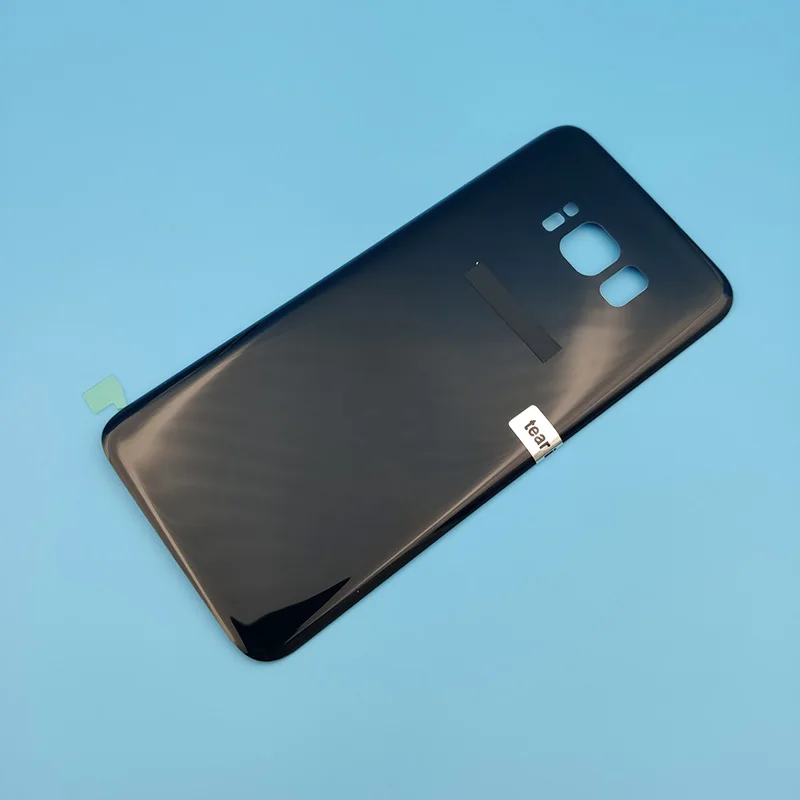 10 шт. для Samsung S8 G950F Задняя стеклянная крышка батареи Корпус Plus + G955F задняя