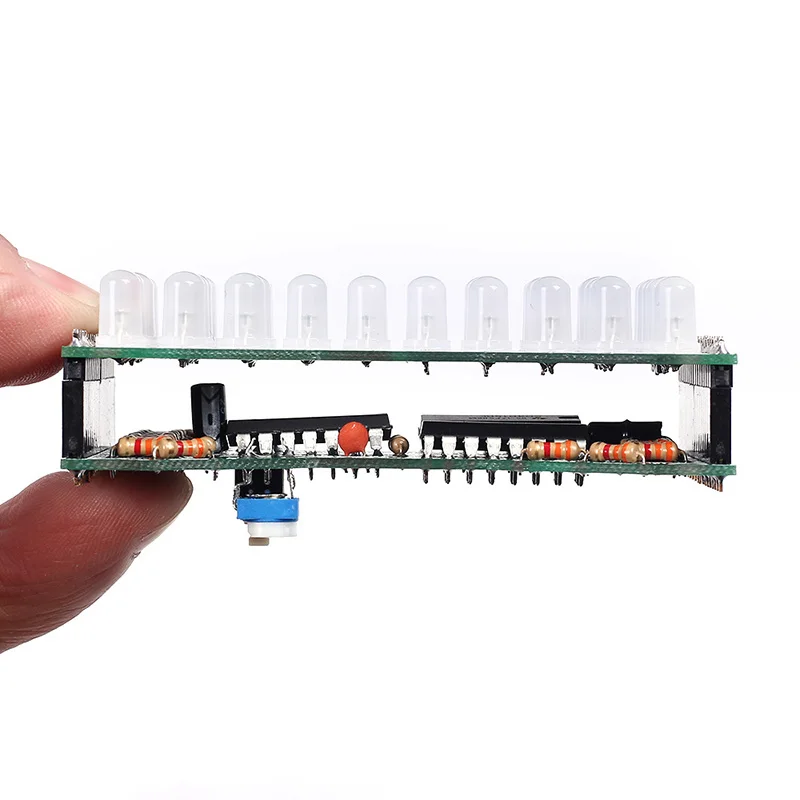 DC 5V синий и красный цвета зеленый светодиодный электронный песочные часы DIY Kit