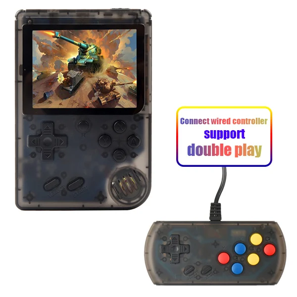 transparent black-G Видео игры Coolbaby RS-6A Ретро Портативный мини портативные игровые консоли Gameboy 8-битный ЖК-дисплей детская Цвет ТВ игровой плеер встроенный 168 игр - Цвет: transparent black-G