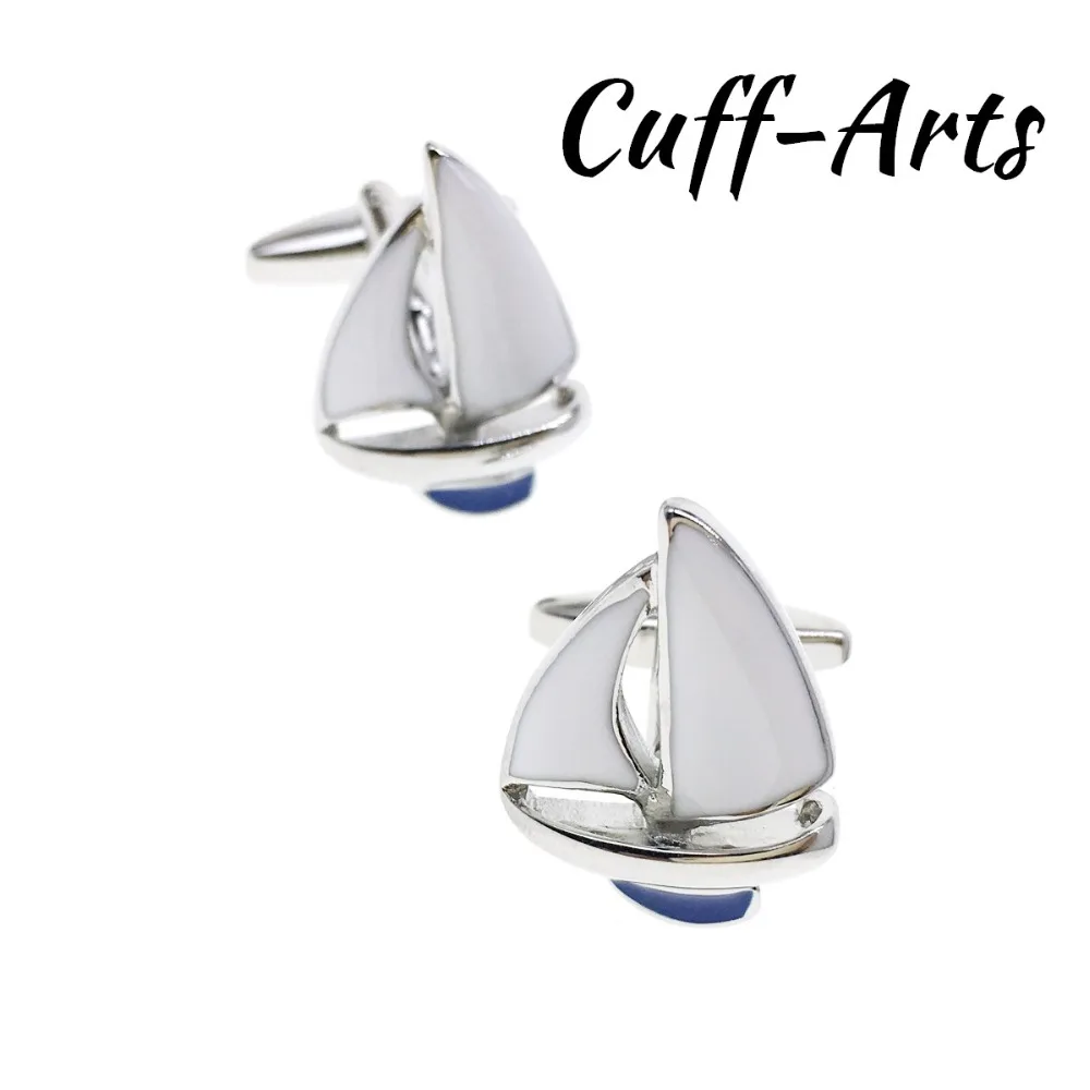 

Cufflinks for Mens Sailing Boat Cufflinks Shirt Cuff links Gifts for Men Gemelos Les Boutons De Manchette by Cuffarts C20164