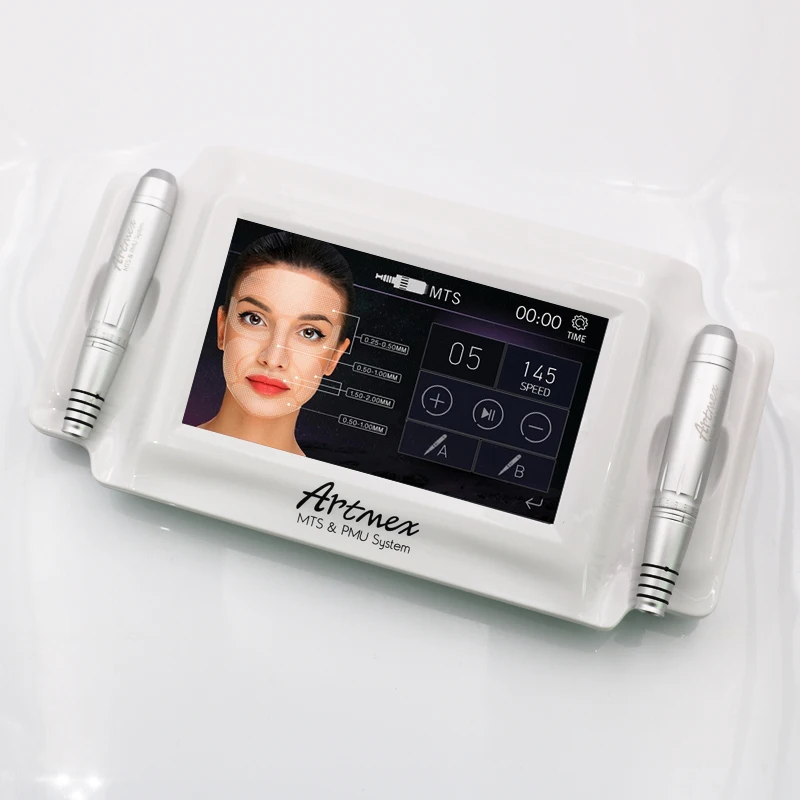 Artmex V8 тату машина 7 дюймов стекло сенсорный экран МТС + пму цифровая Татуировка
