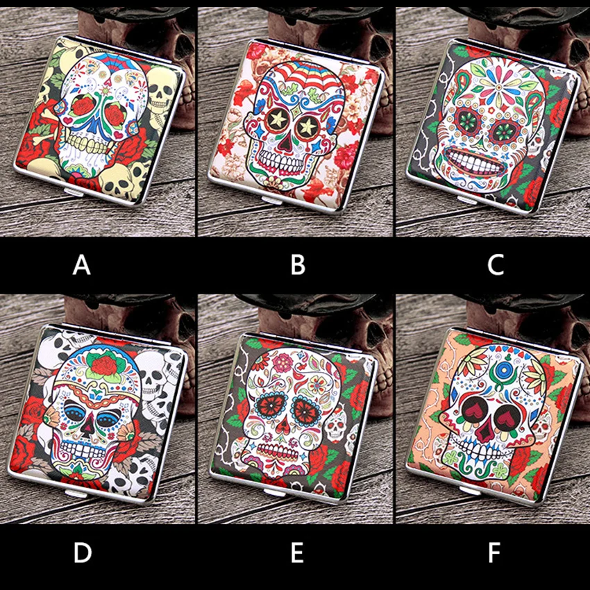 20 палочек коробка для хранения сигарет креативный металлический кожаный