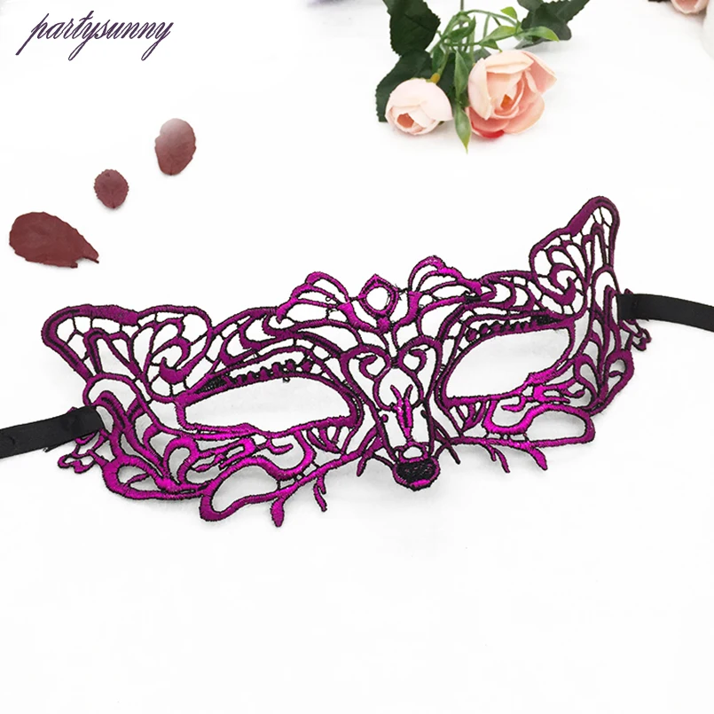 PF маскарадные маски Тигр верхняя половина маска фантазии вырез для глаз Хэллоуин