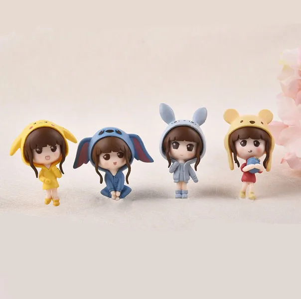 4 шт. миниатюрный Сказочный Сад для косплея украшение дома мини кукла игрушка