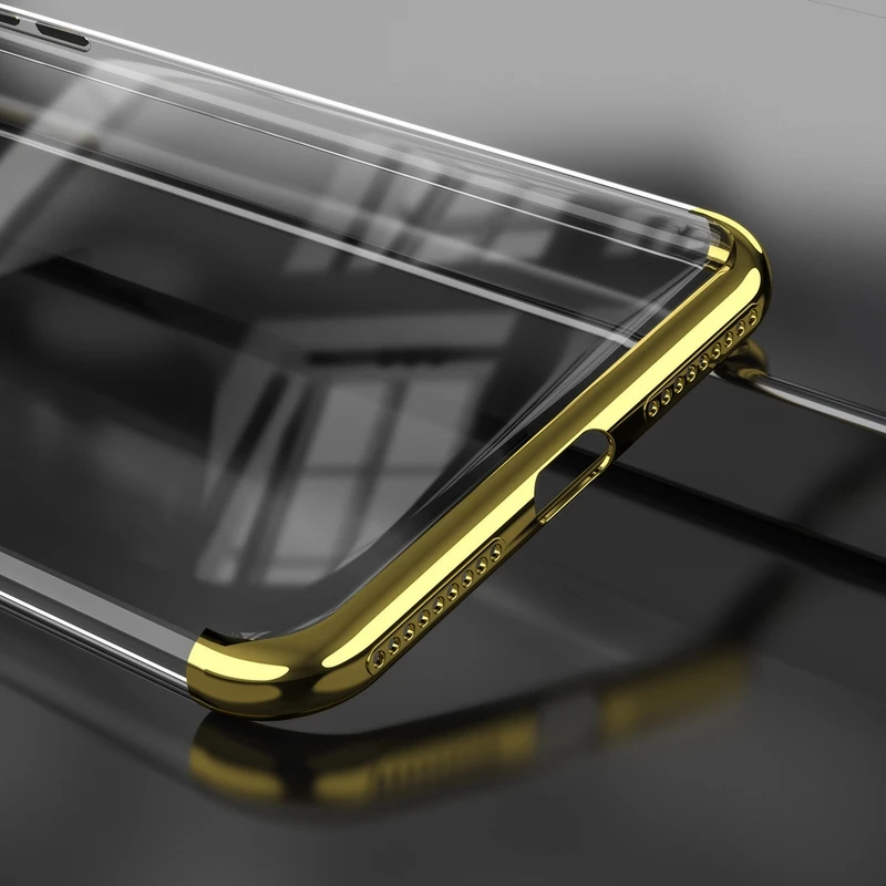 Roybens для iPhone 7 чехол из прозрачного силикона модный Ультра тонкий мягкий ТПУ