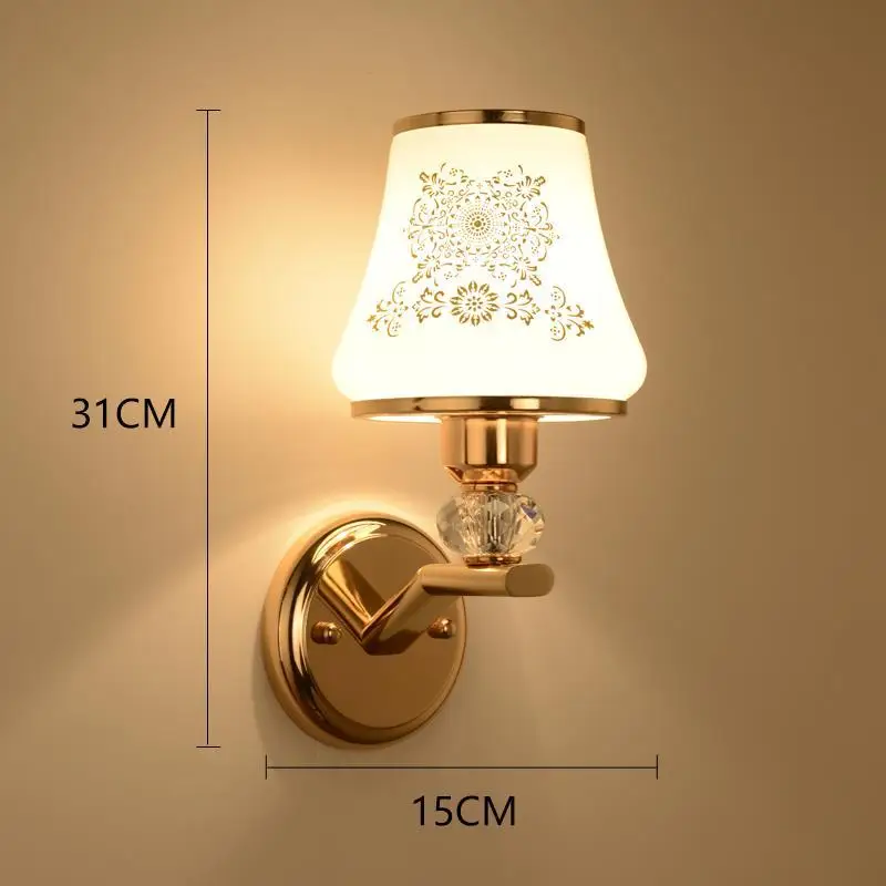 Lampen современный декор для ванной комнаты Arandela Lampara De Crystal Aplique Luz Pared аппликация Murale