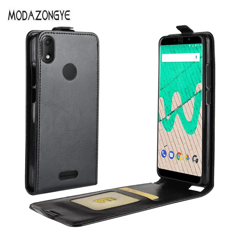 Для Wiko View Max чехол Обложка Роскошный кошелек на заднюю панель из искусственной