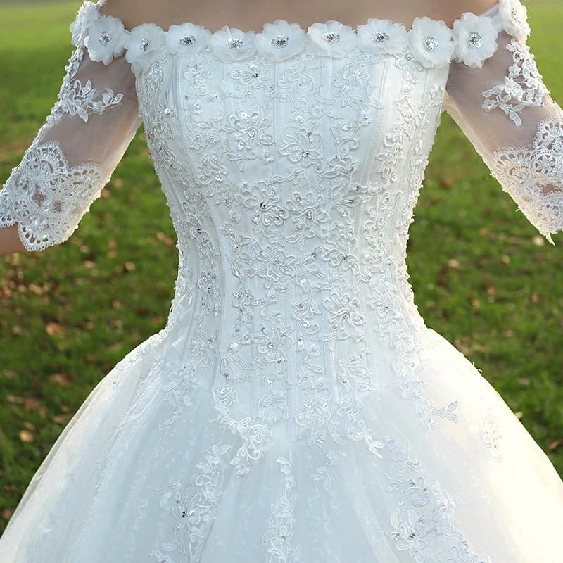 Sexy Свадебные Платья Noiva Бисероплетение Кристалл Vintage Robe De Mariage пояс 2017 Бода