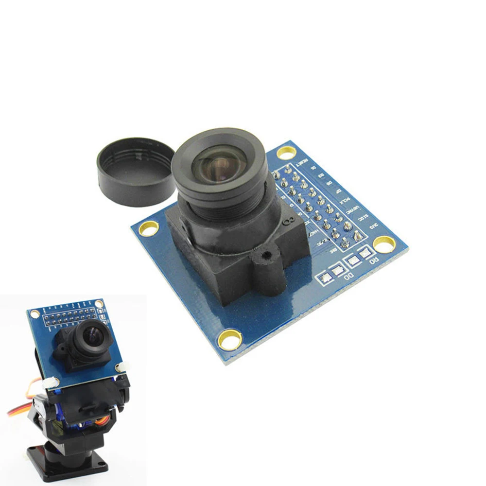 Новый Для VGA OV7670 CMOS модуль камеры Объектив 640X480 SCCB W/I2C интерфейс для модуля
