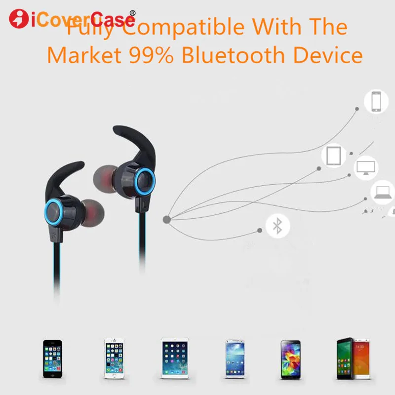 Bass Музыка Беспроводной Bluetooth наушники для samsung Galaxy S3 S4 S5 S6 S7 край S8 S9 плюс + случаях