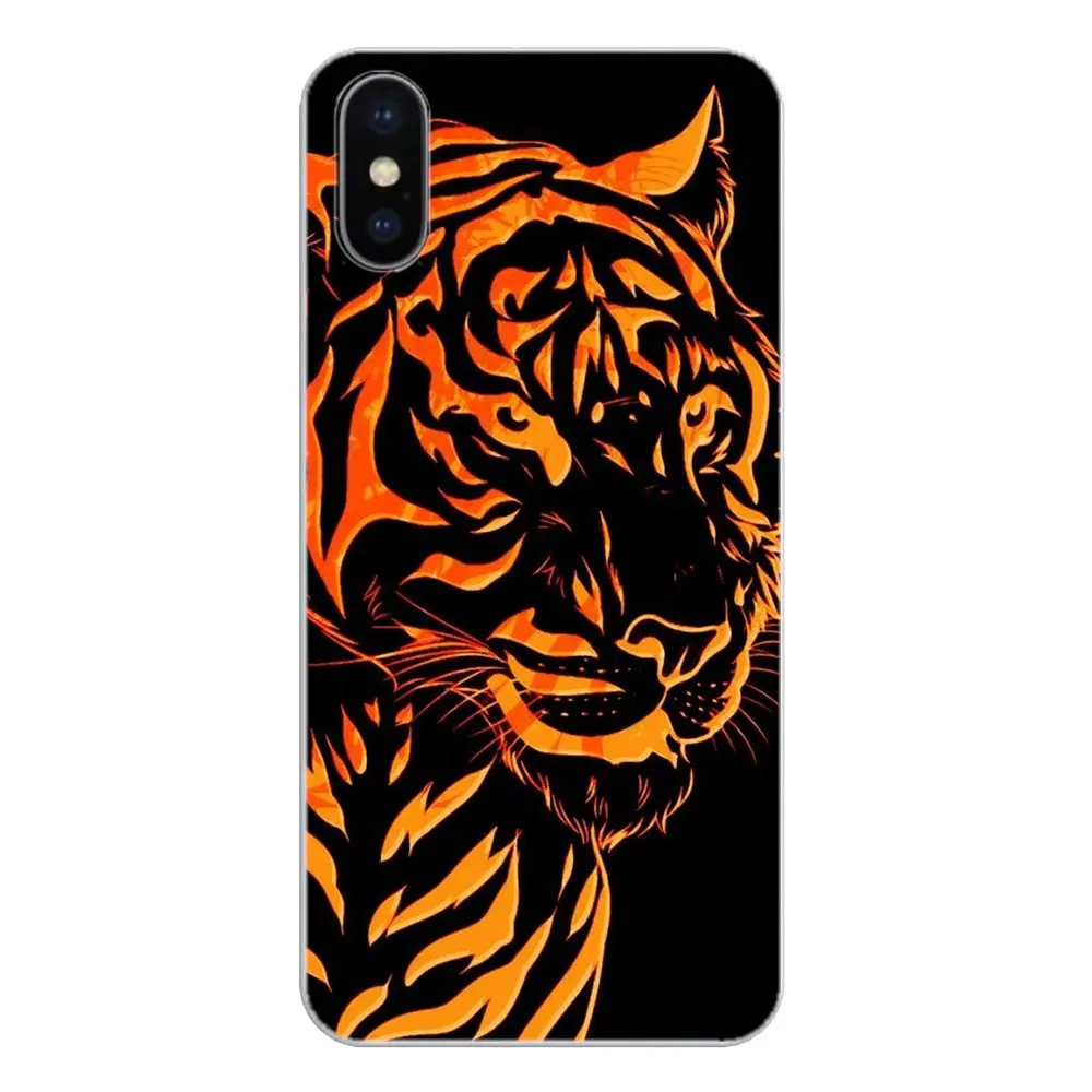 For iPod Touch iPhone 4 4S 5 5S 5C SE 6 6S 7 8 X XR XS Plus MAX Transparent Soft Cases Covers 3d animal wallpaper hd |
