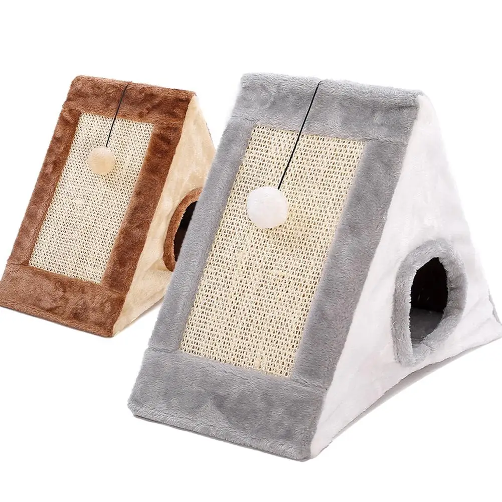 Горячая кошка скретч доска сизаль пеньковая для скалолазания котенок