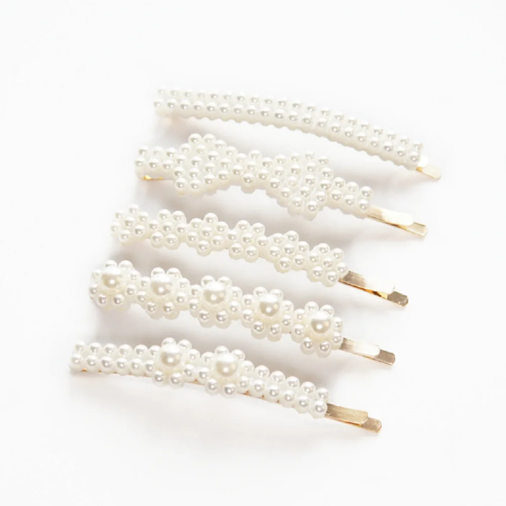 1 шт. модная шикарная женская заколка для волос с жемчугом девочек заколки