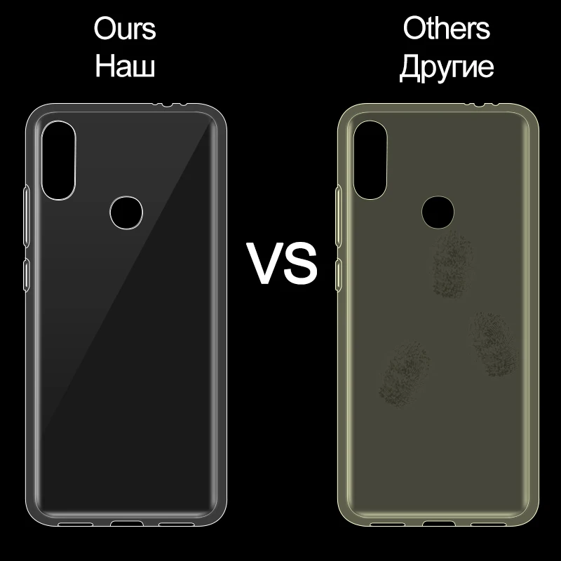 Прозрачный чехол HOPELF для Xiaomi Redmi Note 7 силиконовый ТПУ на телефон Pro прозрачный