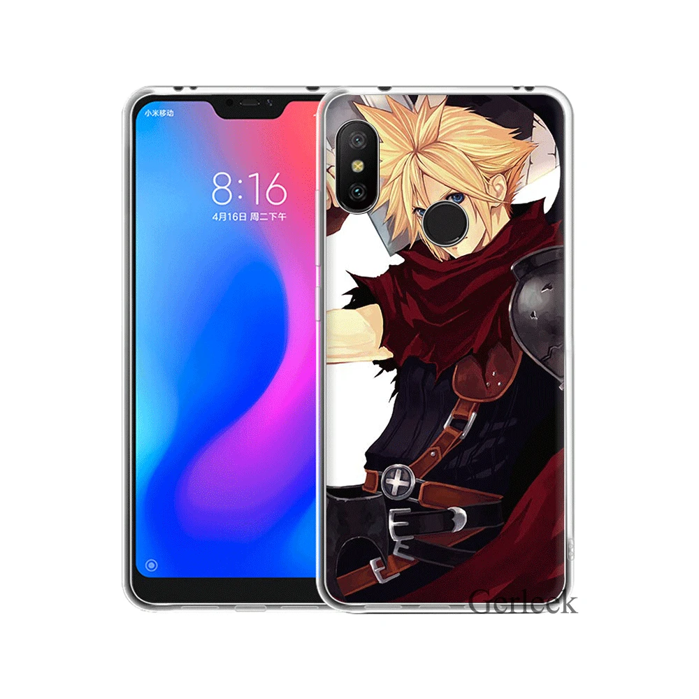 Чехол для телефона Final Fantasy VII FF7 Xiaomi Mi 5 5S 6 8 SE A1 A2 5X 6X Lite Mix 2S F1 Shell|Чехлы-накладки| |