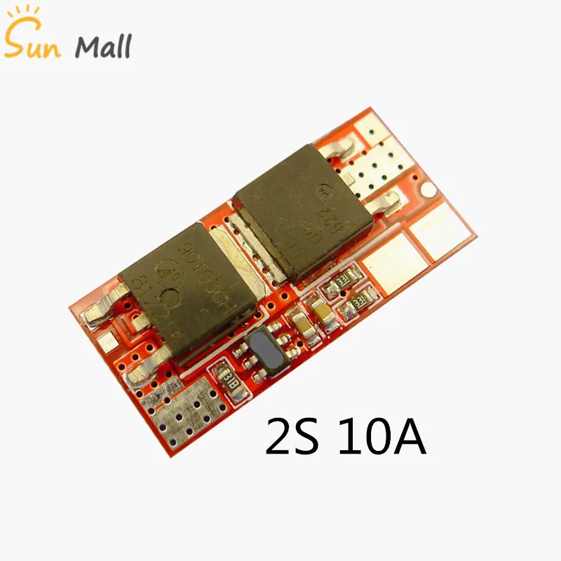 

10A 2S 8,4 V PCB PCM BMS зарядный модуль 18650 Li-Ion Lipo 2S 10A литиевая батарея BMS Защитная печатная плата