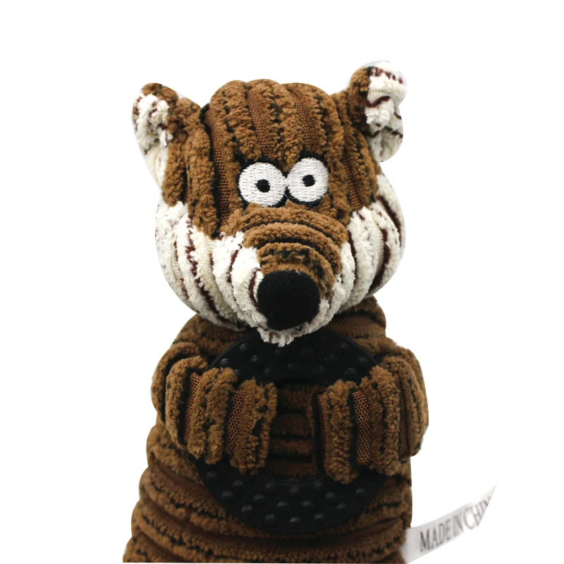 1 шт. Популярные забавные дикие лисички в форме собаки писклявые игрушки для