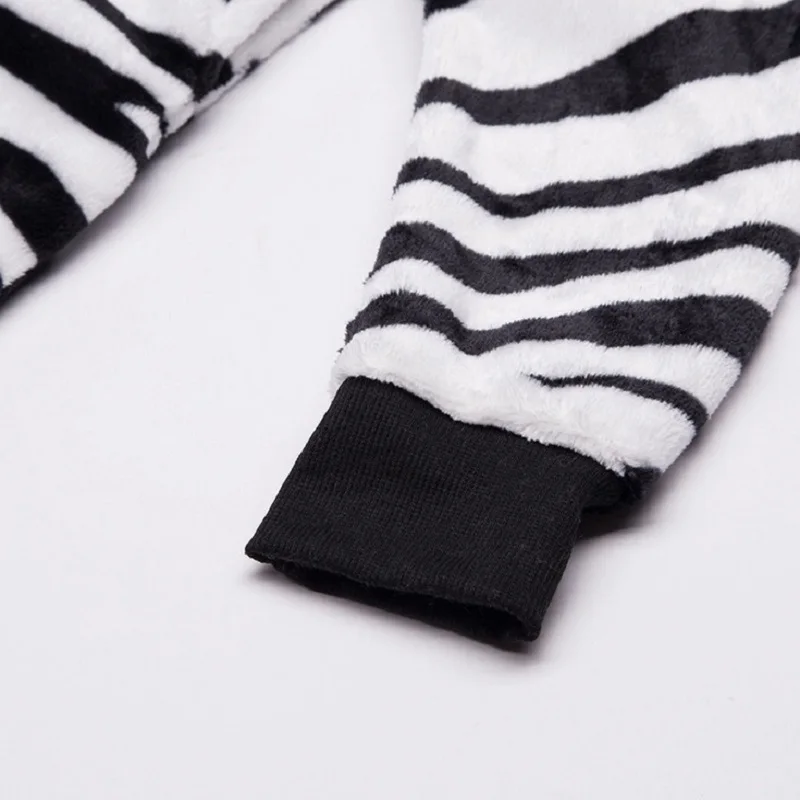 Cute Unicorn Animal Zebra Flannel Pajamas Children soft Onesies Unisex robe baby kids clothes Boys Girls Sleepwear Pyjama | Женская