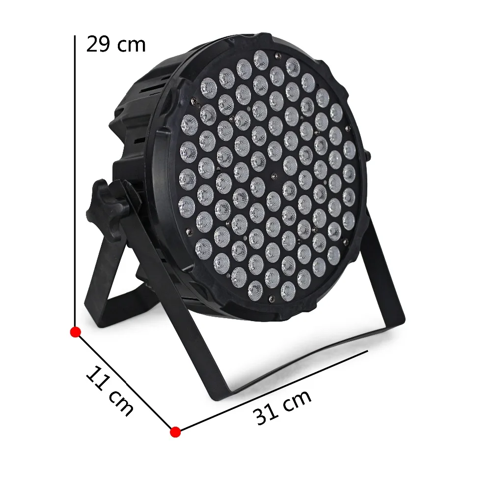 8 шт./лот LED Par лампы из алюминия 84 шт. Ламповые бусины 3 Вт RGB DMX профессиональное