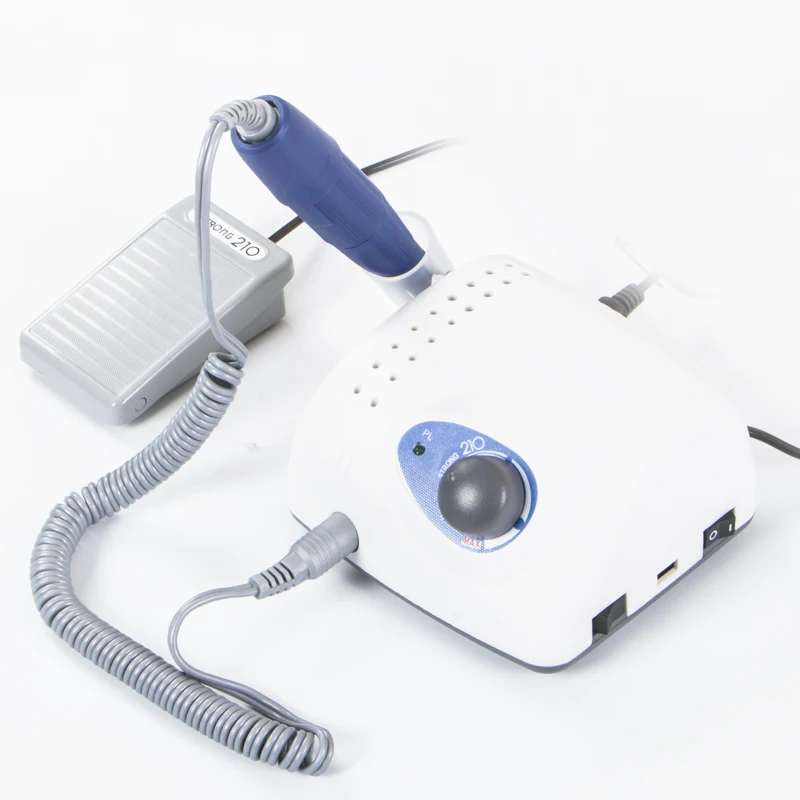 Электрическая маникюрная дрель и аксессуары для ногтей 65 Вт мощный блок