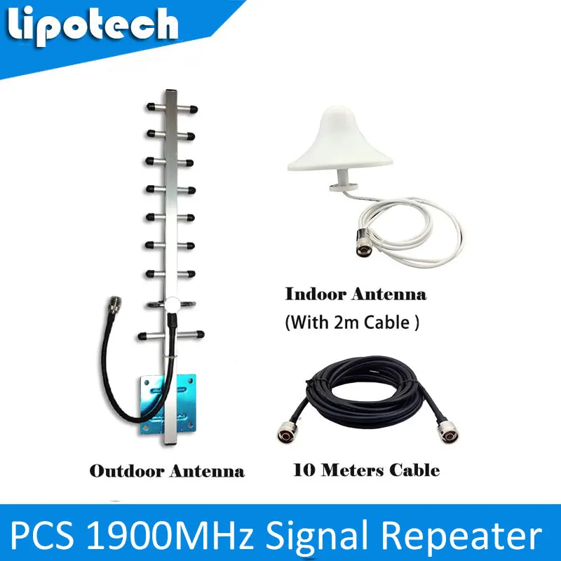 High quality 1900MHz Verizon Cell Phones Amplifier 70dBi PCS 1900 3G 4G LCD Mobile Phone Signal Repeater Booster Extender | Мобильные