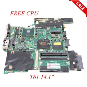nokotion fru 42w7648 laptop motherboard for lenovo thinkpad t61 14 1 965gm ddr2 main board free cpu free global shipping