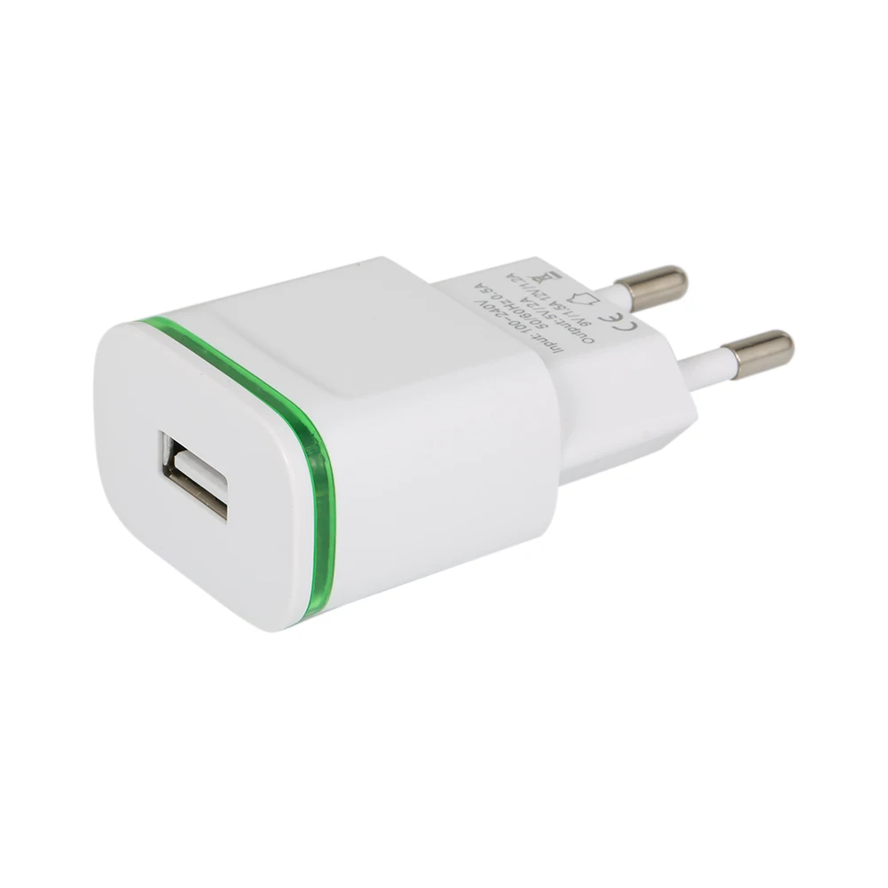 Быстрое зарядное устройство со светодиодной подсветкой USB 5 В 2 А QC3.0 настенный