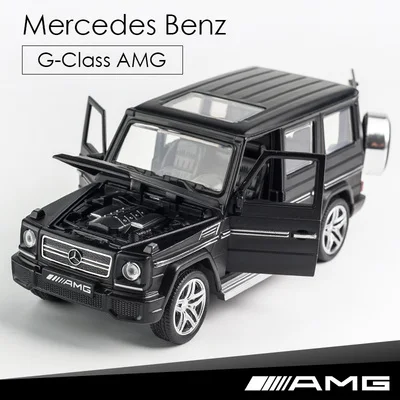 Matt black KIDAMI 1:32 Сплав MINIAUTO Benz G65 SUV amg литой автомобиль модель мальчик коллекция подарок игрушки для детей siku - Цвет: Matt black