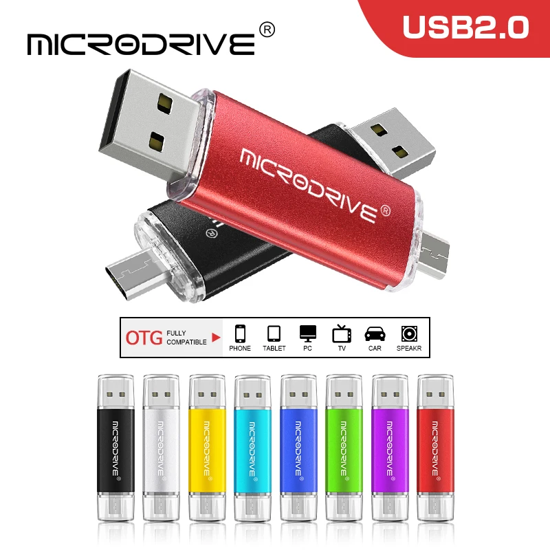 Красивый OTG usb флеш накопитель 8 ГБ 16 32 64 Гб Флешка карта памяти 2 0 U диск creativo
