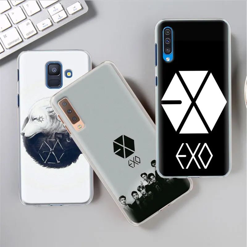 EXO группа k-pop kpop чехол КРЫШКА ДЛЯ samsung Galaxy A30 A40 A50 A70 A6 A8 плюс A7 A9 M30 чехол для телефона Coque