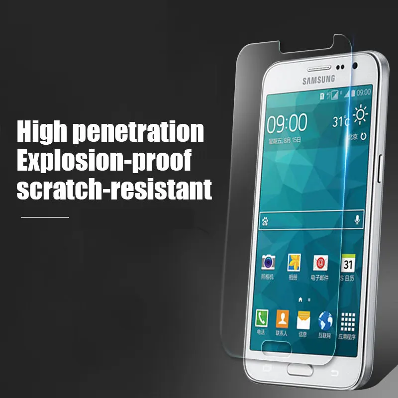 Защитное стекло закаленное для Samsung Galaxy J7 2015 j700 Neo Core j701 2016 j710 2 шт.|Защитные стёкла