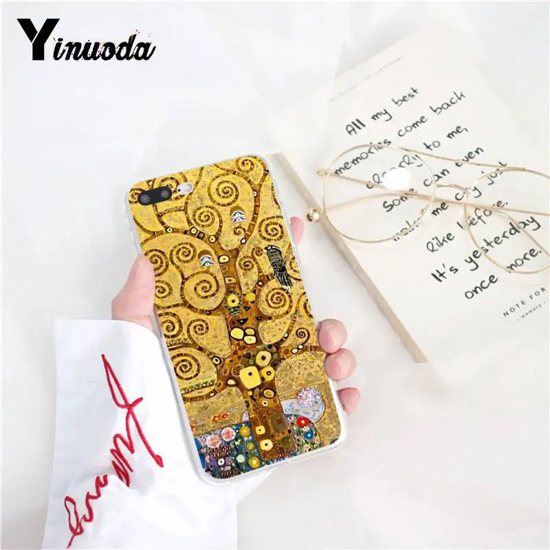 Yinuoda Kiss Gustav Климт Картина Новое поступление чехол для телефона iPhone X XSMAX 6 6S 7 7plus 8