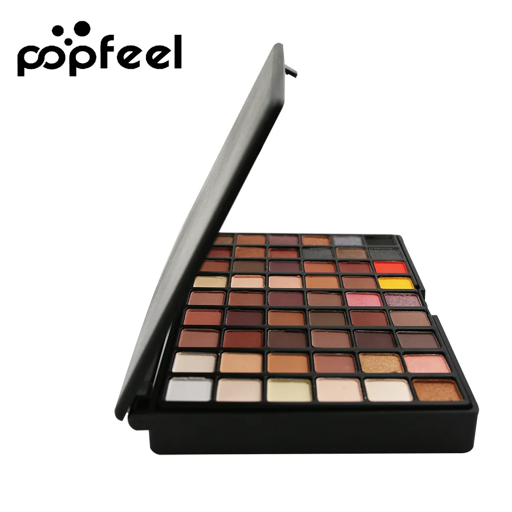 Popfeel 162 цветов палитра теней для век стойкие матовые тени мерцающие легко носить