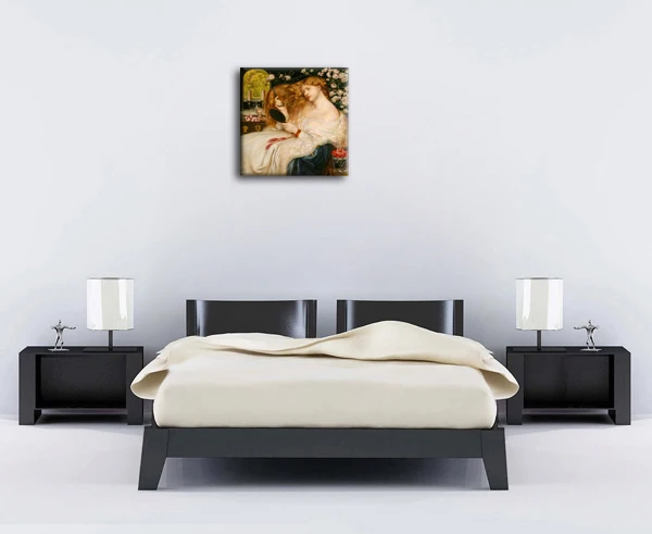 Современная Картина на холсте для украшения стен от знаменитой картины девушка