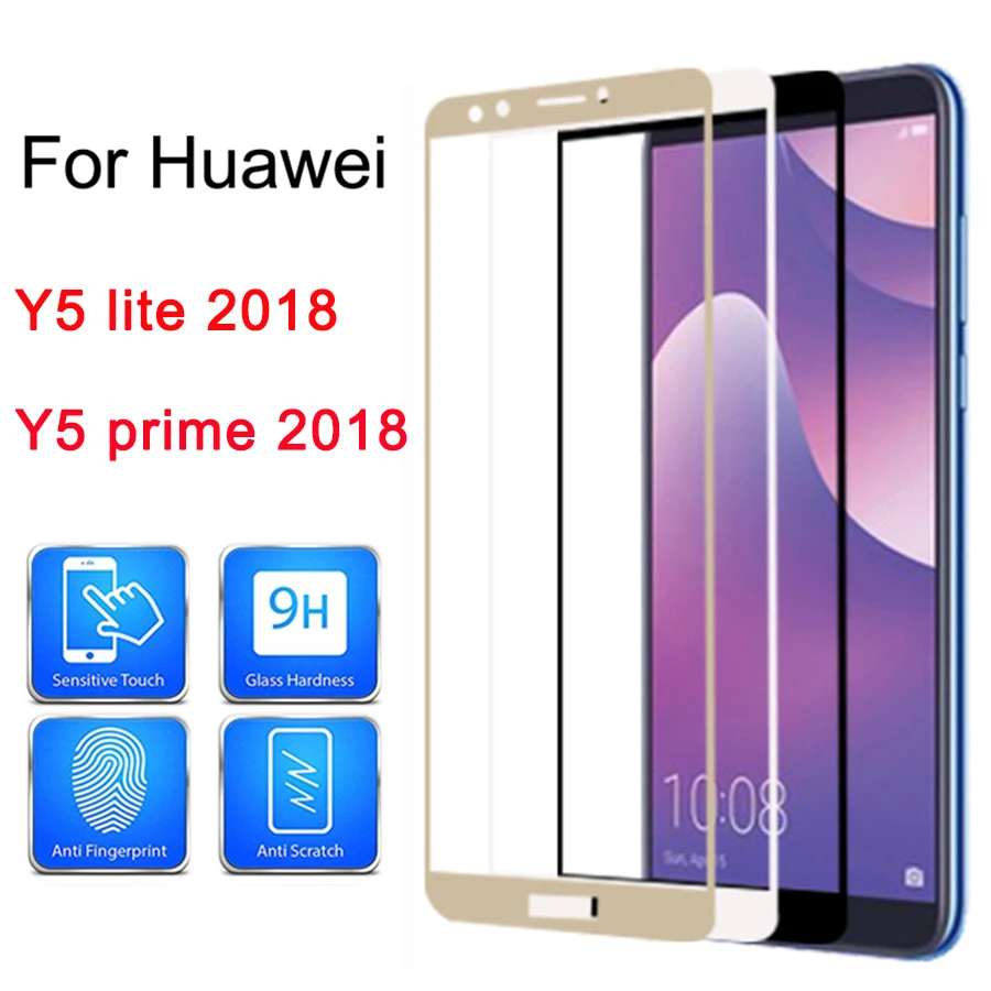 Защитное стекло для Huawei y5 lite prime 2018 Защитная пленка экрана huawey light tremp y5lite