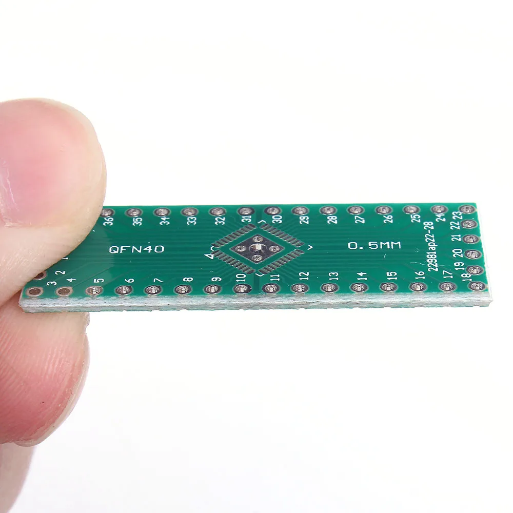 30 шт./лот SMD к DIP адаптеру QFN32 QFN40 DIP32 DIP40 Pinboard от 0 5 мм до 2 54 Pin шаг печатная плата