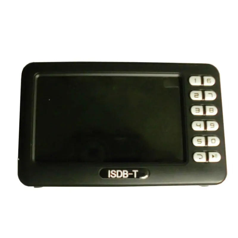 ISDB T ISDBT мини ТВ приемник с 4 3 дюймов ЖК дисплей Экран для Поддержка TF карта USB