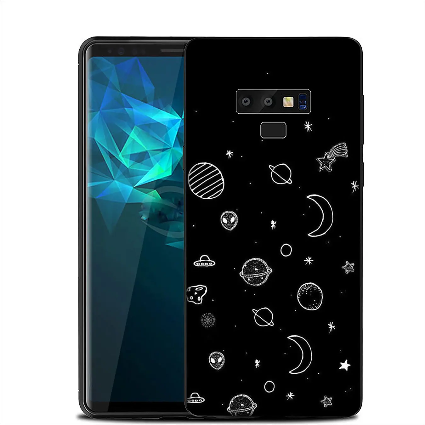 IYICAO милый Alien UFO Kawaii мягкий силиконовый чехол для Samsung Galaxy A6 A9 A8 A7 2018 A3 A5 2016 2017 Note 9 8 10
