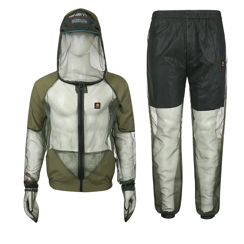 Одежда для рыбалки на открытом воздухе костюм от комаров одежда дышащая