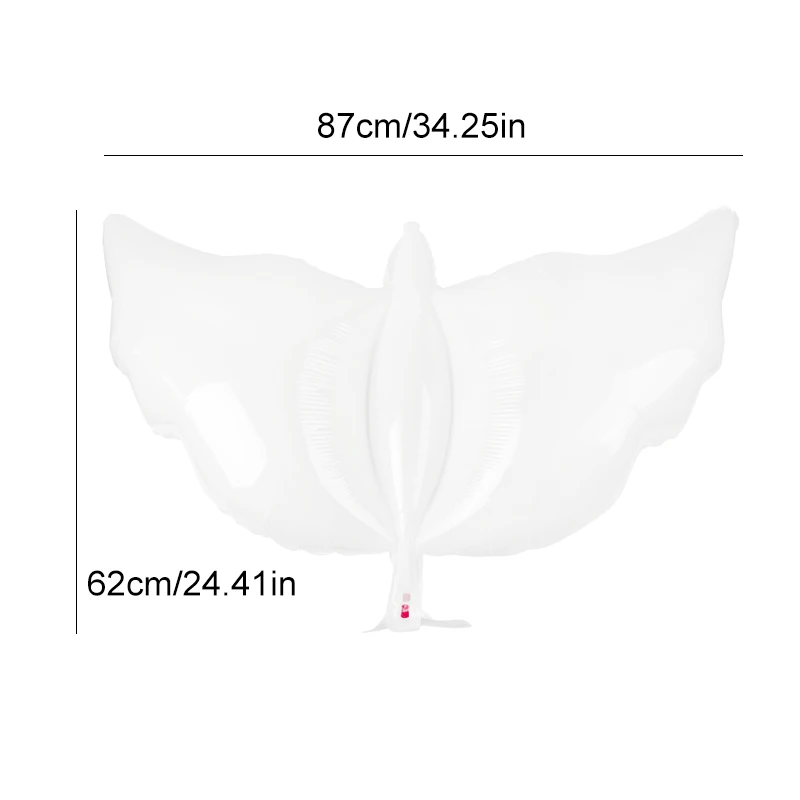 CEVENT 2 шт./лот Летающий белый голубь свадебные шары символ мира птичий шар фольги