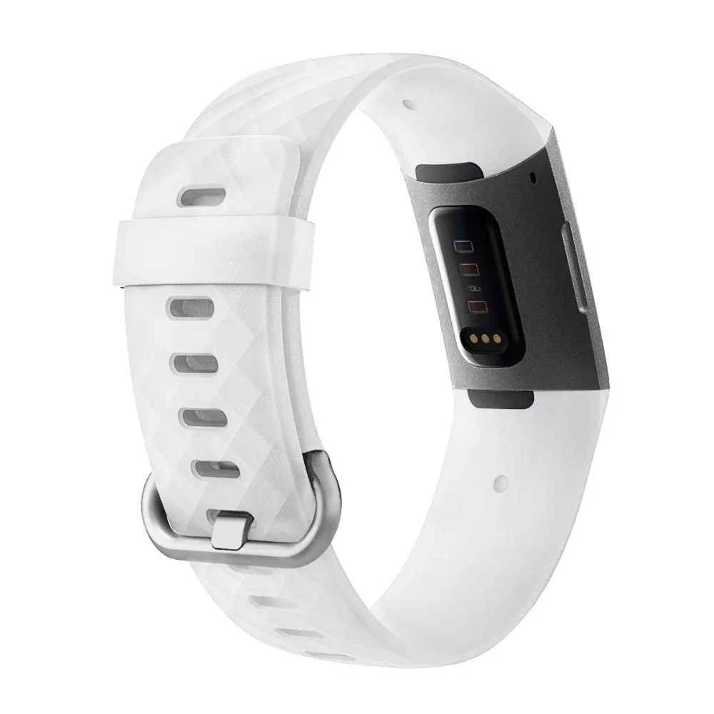 Силиконовые спортивные полосы для Fitbit Charge 3/Charge 3 SE трекер Классический Маленький Большой браслет для женщин и мужчин 9,10