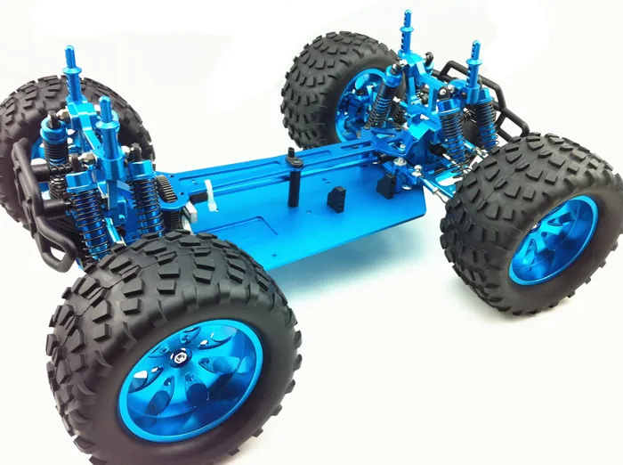 HSP 04001 металлические алюминиевые шасси обновленные детали для 1/10 RC багги XSTR Monster