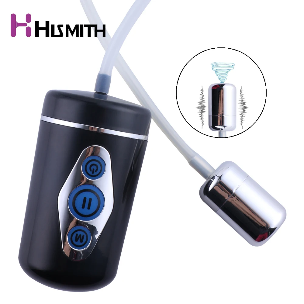Электронное устройство HISMITH для мужской мастурбации с зарядкой через USB 10 режимов